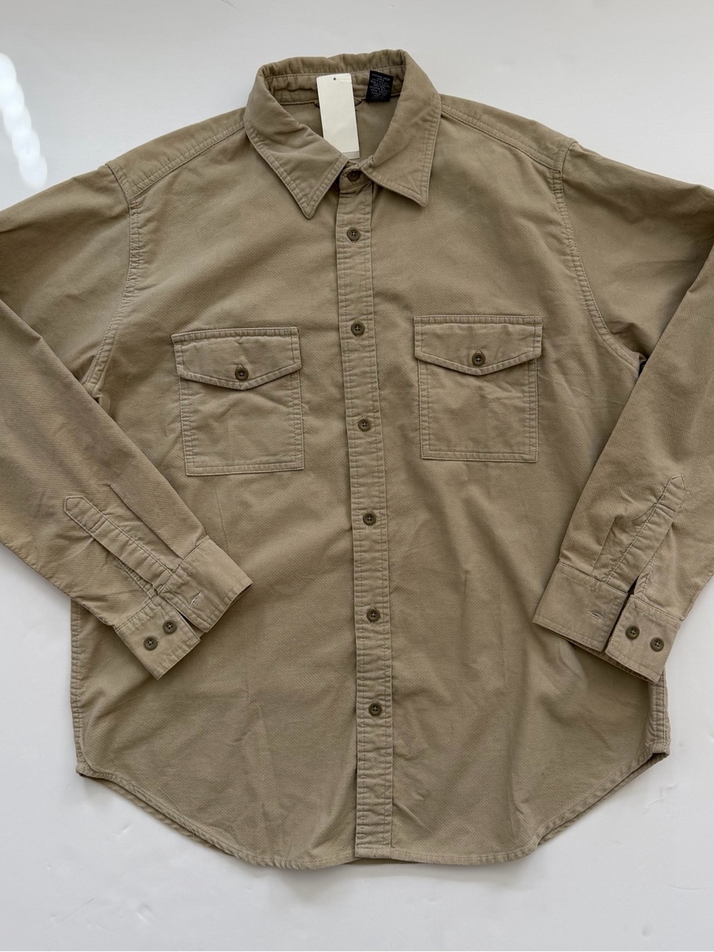 GAP NWT Vintage Corduroy Long Sleeve Button Up Shirt Men L